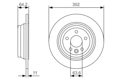 Disco de freno BOSCH 0 986 479 B19 Disponible Ahora